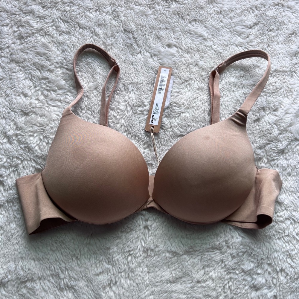 SKIMS Women's Ultimate Push Up Plunge Bra Clay BA-PLG-9214 Size 34A NWT - Picture 1 of 13